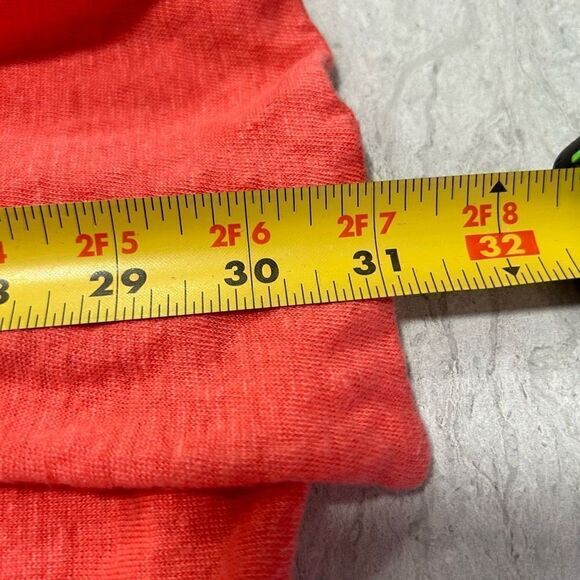 J Jill Women’s Coral Linen Open Front Cardigan Size L - Picture 13 of 15